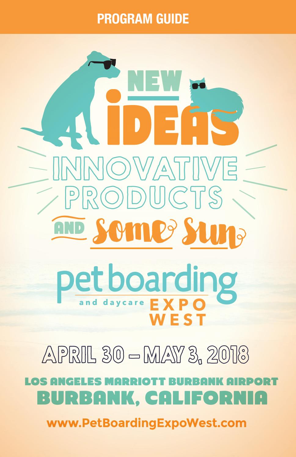 Pet Boarding and Daycare Expo West 2018 Program Guide by Barkleigh