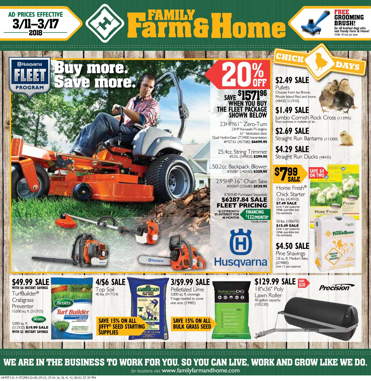 Archived, Inactive Ad Family Farm & Home 18MRT3 Ad (Effective March 11