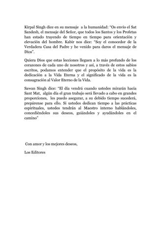 Grandes Enseñanzas 德文 Kirpal Singh, 册 II 第 6 页