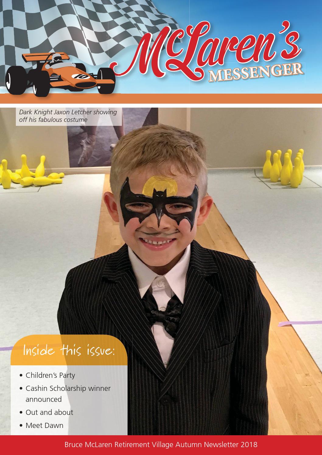 Mclaren S Messenger Autumn 18 By Ryman Healthcare Ltd Issuu