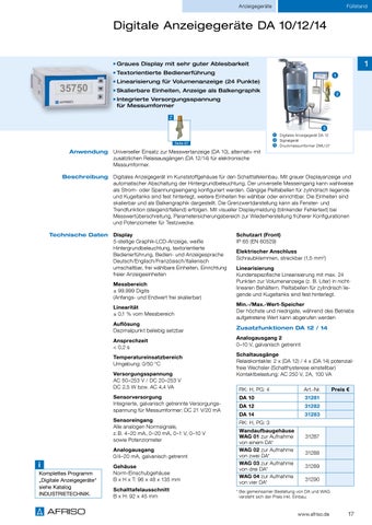 Afriso Katalog Haustechnik 17 18 By Afriso Euro Index Gmbh Issuu