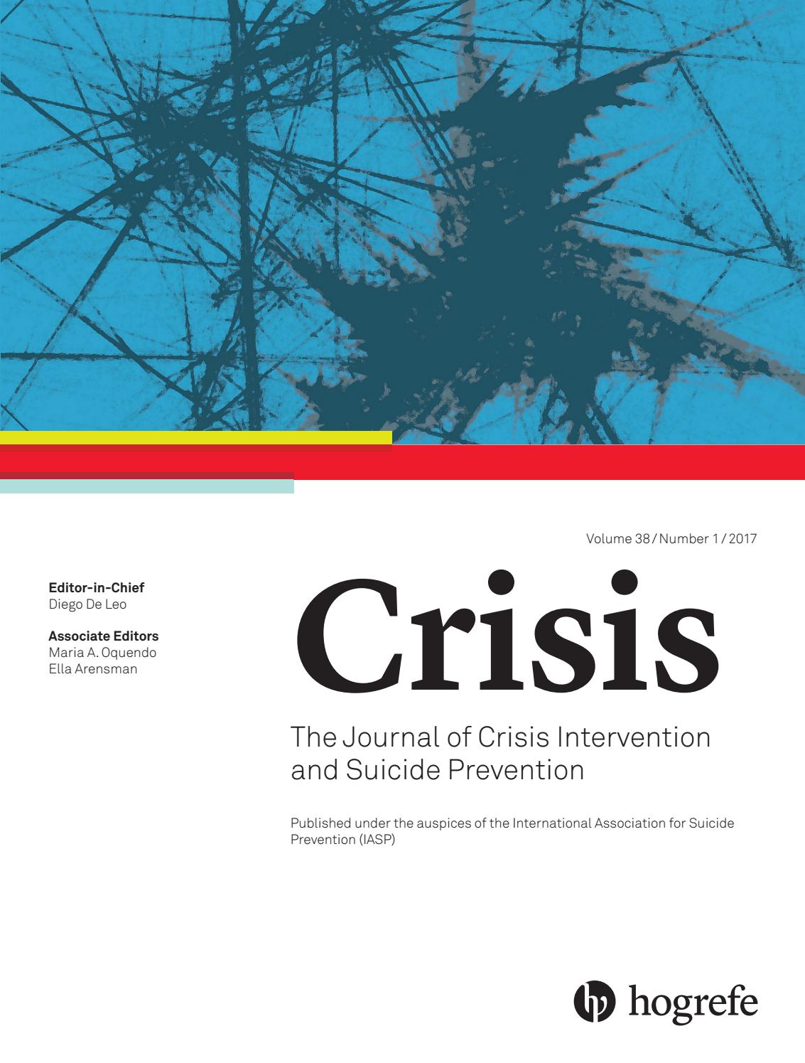 Cri 2017 38 issue 1 by Hogrefe Issuu