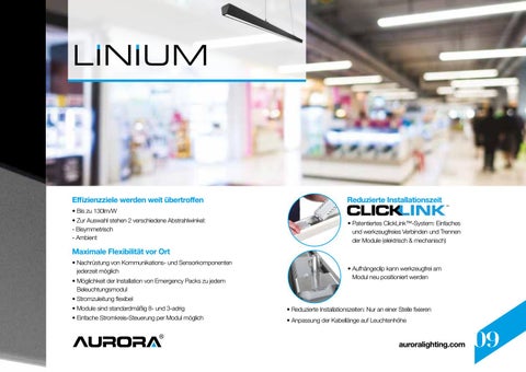 Aurora Lighting 灯饰目录 · AXiO 智能 灯饰 platform - 德国 第 9 页
