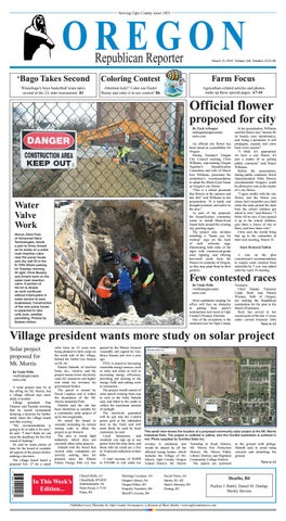 Orr 03 15 2018 By Shaw Media Issuu