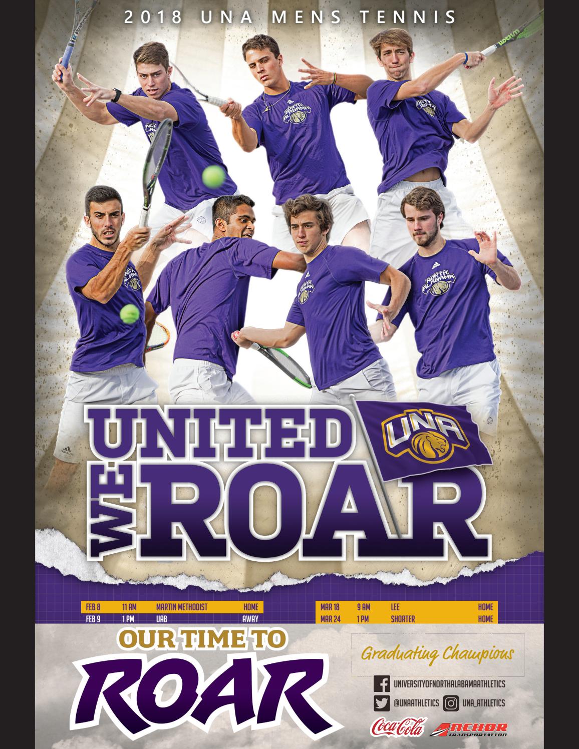 2018 UNA Men's Tennis Records by University of North Alabama Athletics