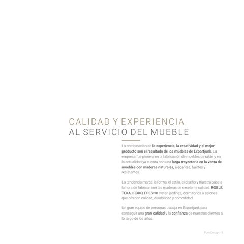 Servitel 家具目录 · Mobiliario exportjunk catalogo 综合 2018 第 5 页