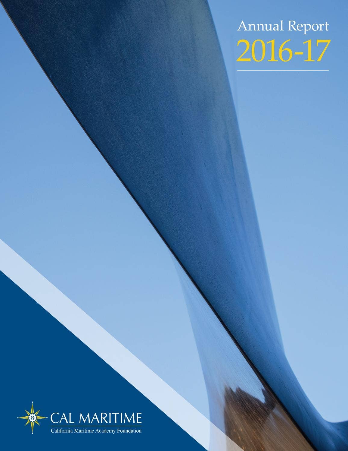 California Maritime Academy Foundation Annual Report 201617 by