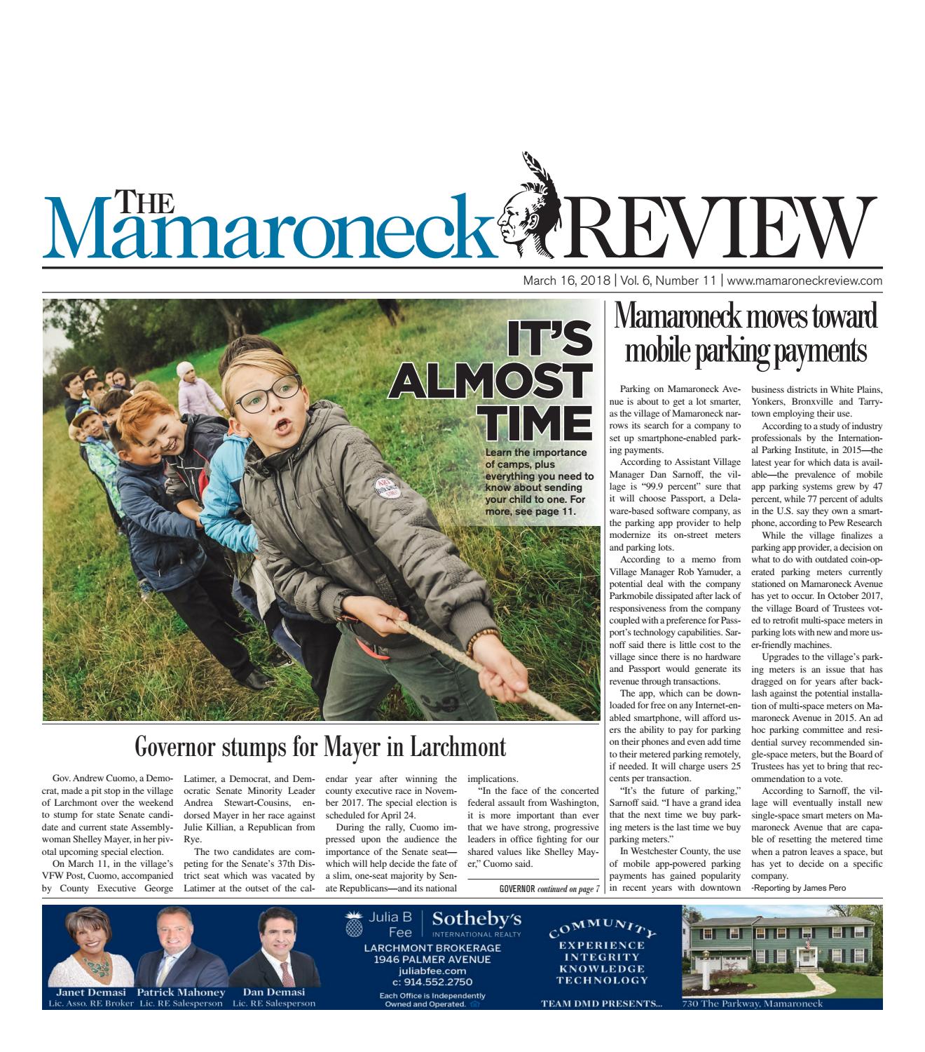 March 16, 2018 by The Mamaroneck Review Issuu