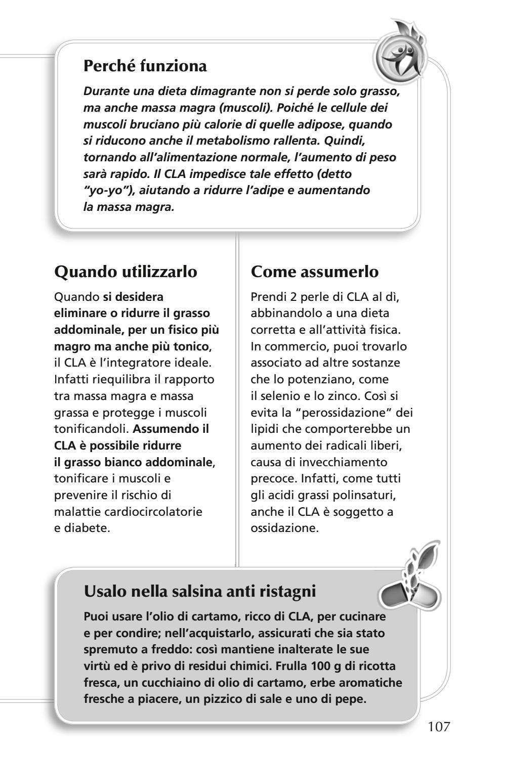 come si brucia il grasso bianco