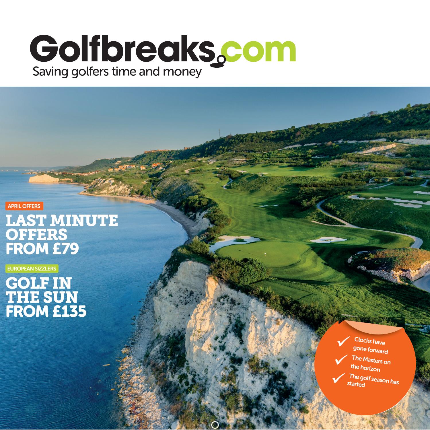 Spring Brochure 2018 by Golfbreaks Ltd Issuu