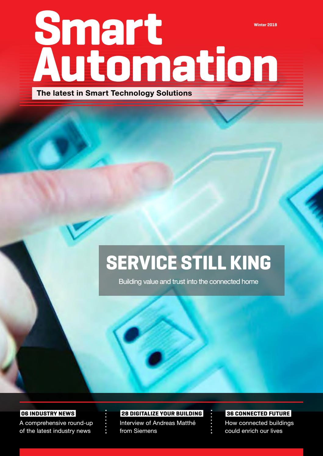 Smart Automation Magazine Winter 2018 by MEB Media Publishing (UK) Ltd