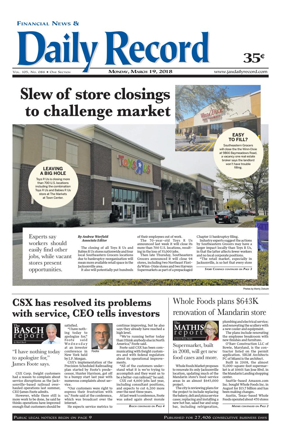 03 19 18 Fndr By Daily Record Observer Llc Issuu