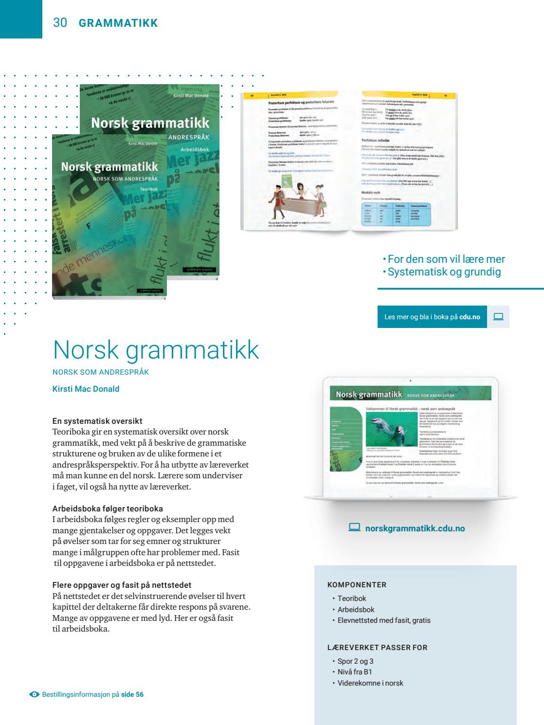 Norsk Grammatikk By Cappelen Damm Issuu, 60% OFF