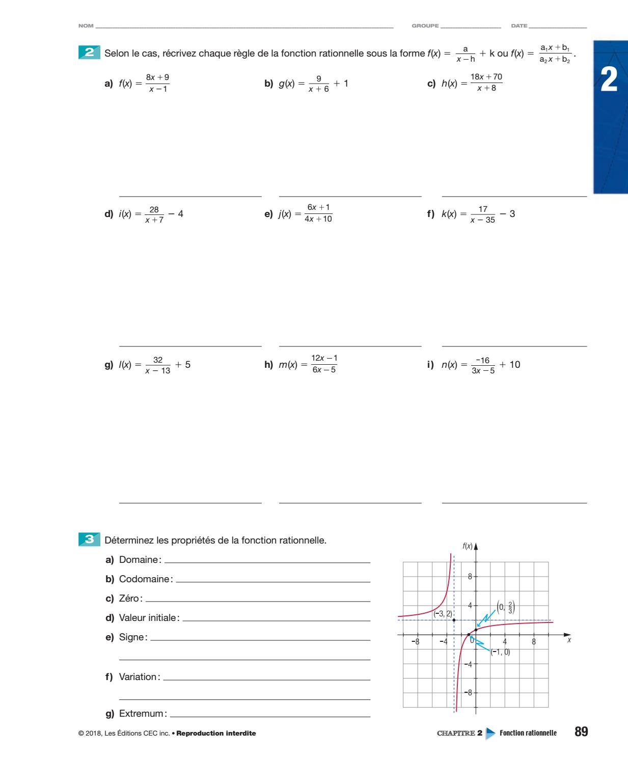 Point De Mire Secondaire 5 Corrigé Pdf