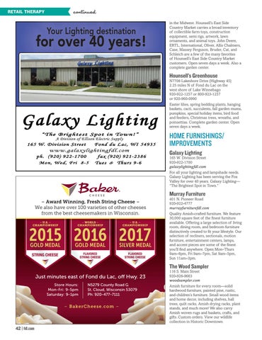 Fond Du Lac Area Visitor S Guide 2018 By Towns Ociates Fond Du Lac Area Visitor S Guide 2018 By Towns Ociates