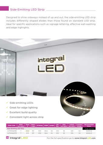 Integral LED Strip 灯饰 第 10 页