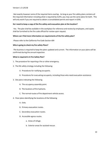 LAFD Pre Inspection Checklist by Los Angeles Fire Department - Issuu