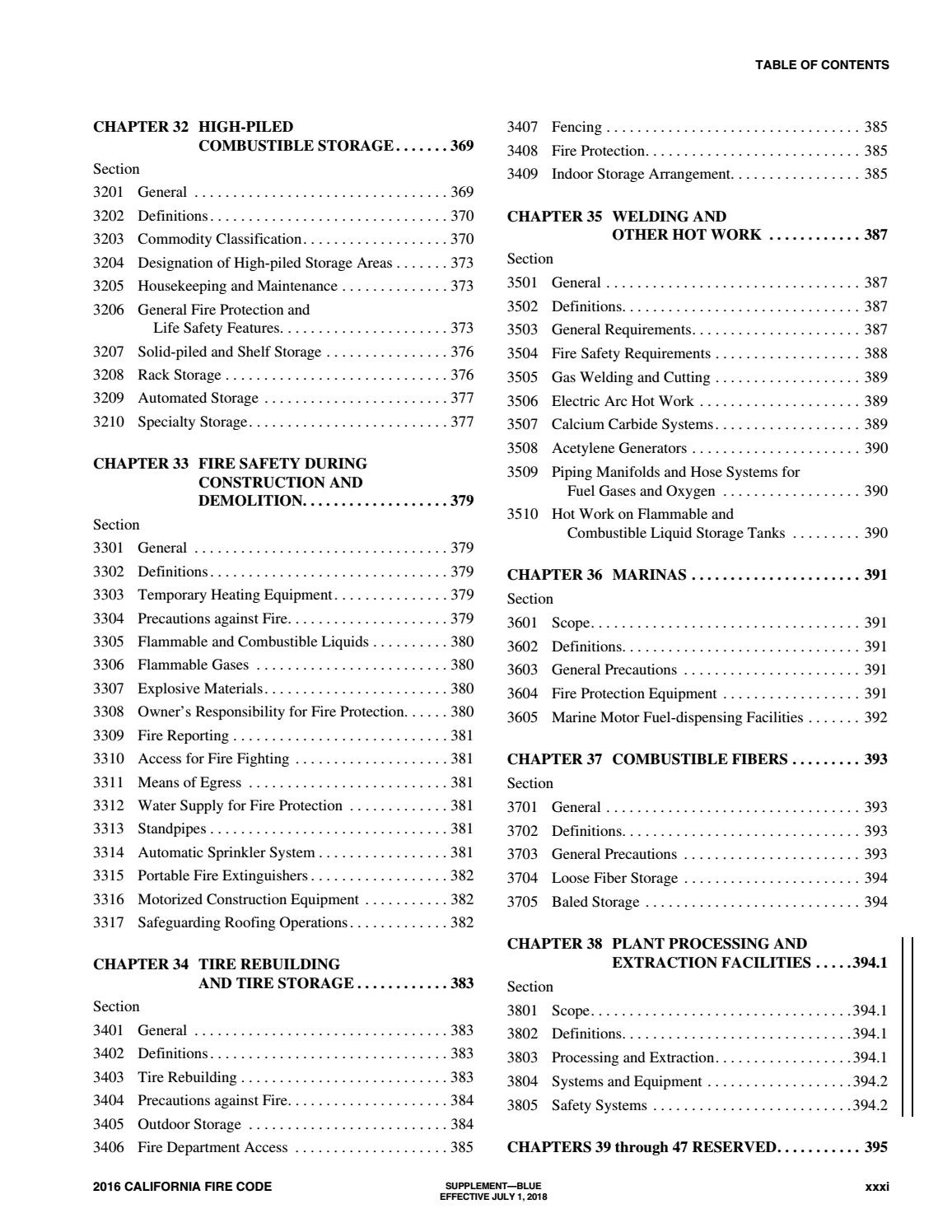 California fire code 2018 supplemental by Los Angeles Fire Department