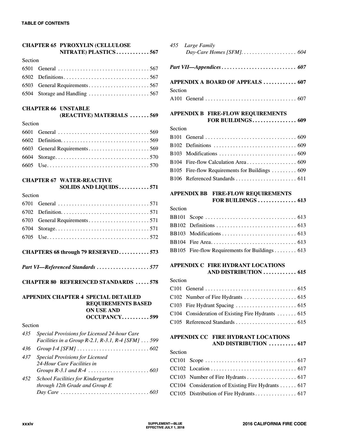 California fire code 2018 supplemental by Los Angeles Fire Department