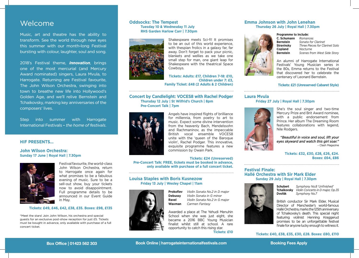 Harrogate Music Festival Highlights 2018 by Harrogate International