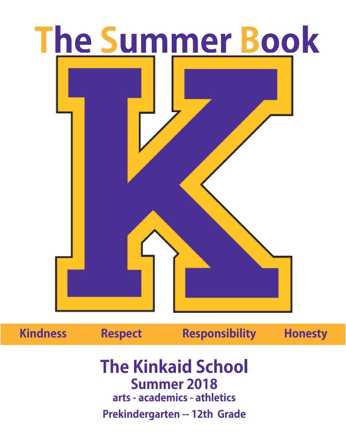 2018 Summer Programs Brochure by The Kinkaid School - Issuu