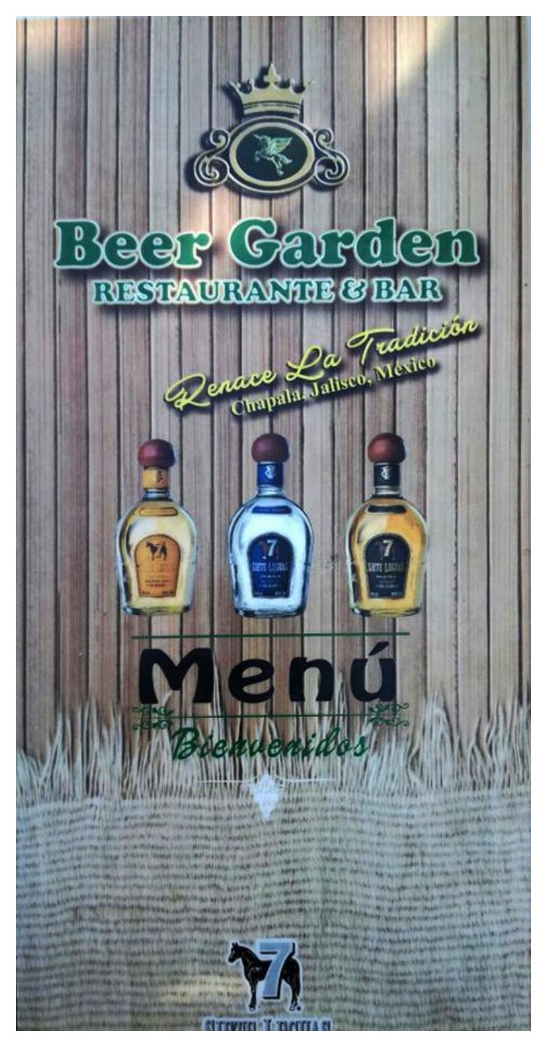 Menu Restaurant Beer Garden Chapala by Página Que sí se lee... Issuu