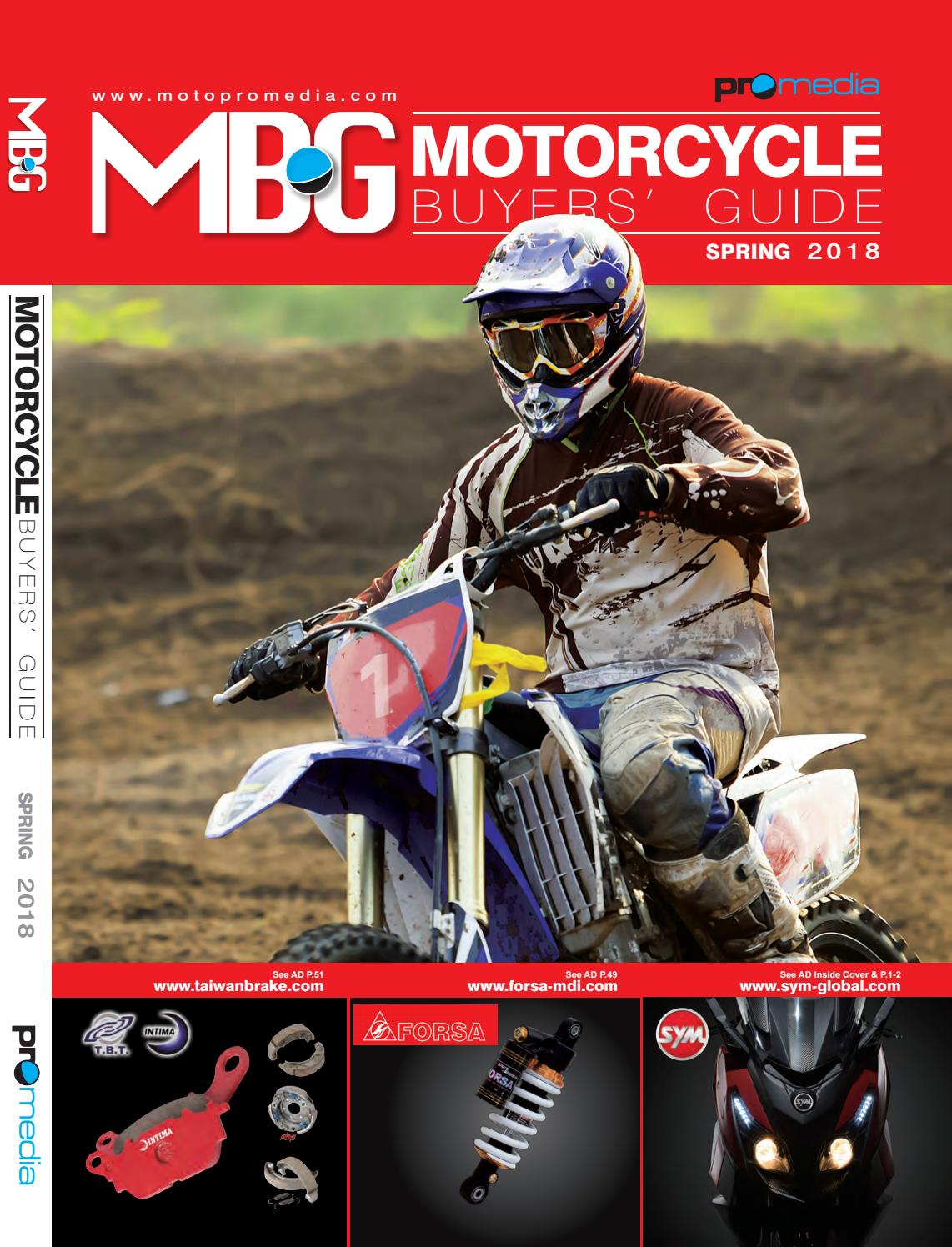 Motorcycle Buyers' Guide Spring 2018 by Pro Media Co., Ltd. Issuu