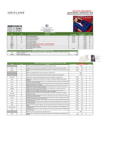 formato lista de precios