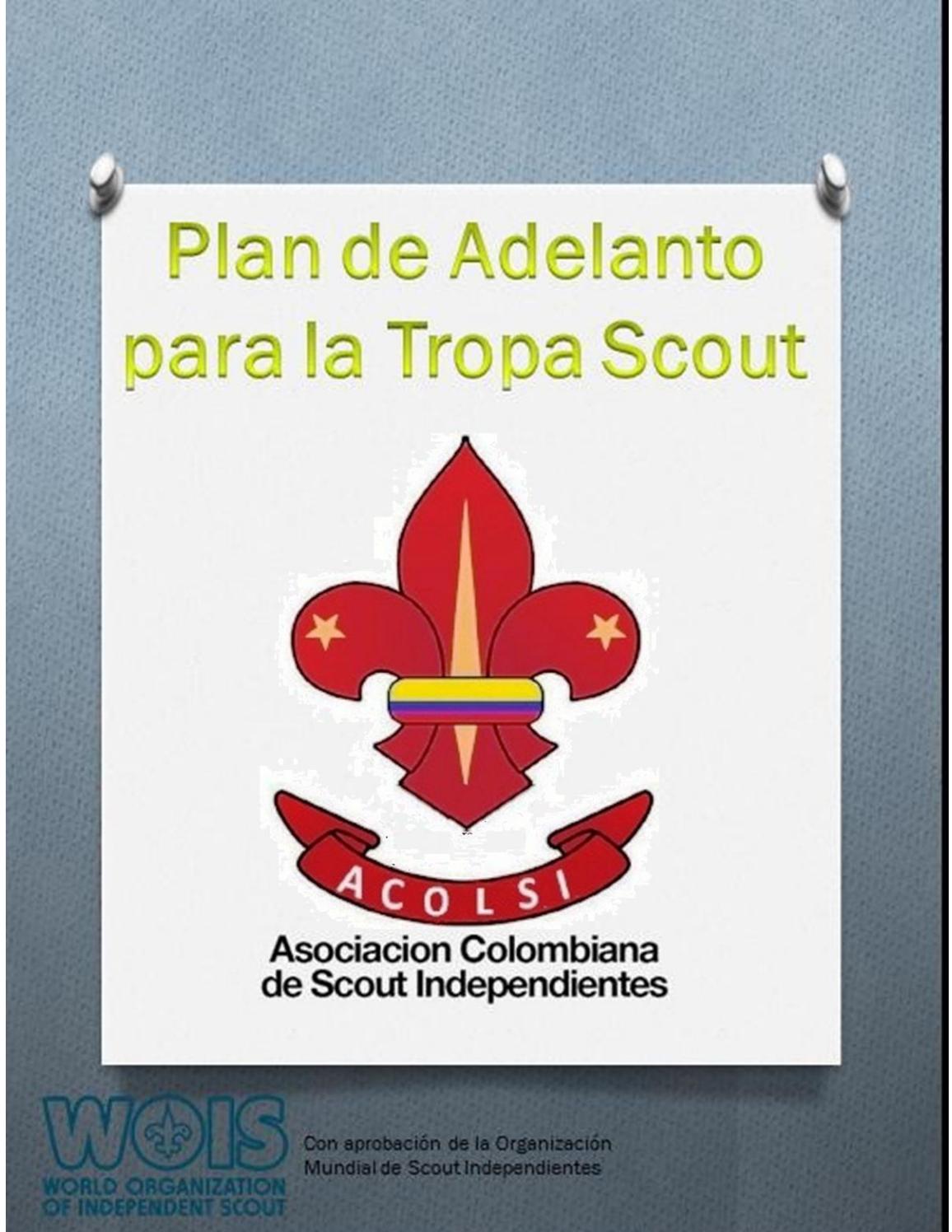 Plan de adelanto scout acolsi by herjamarba Issuu