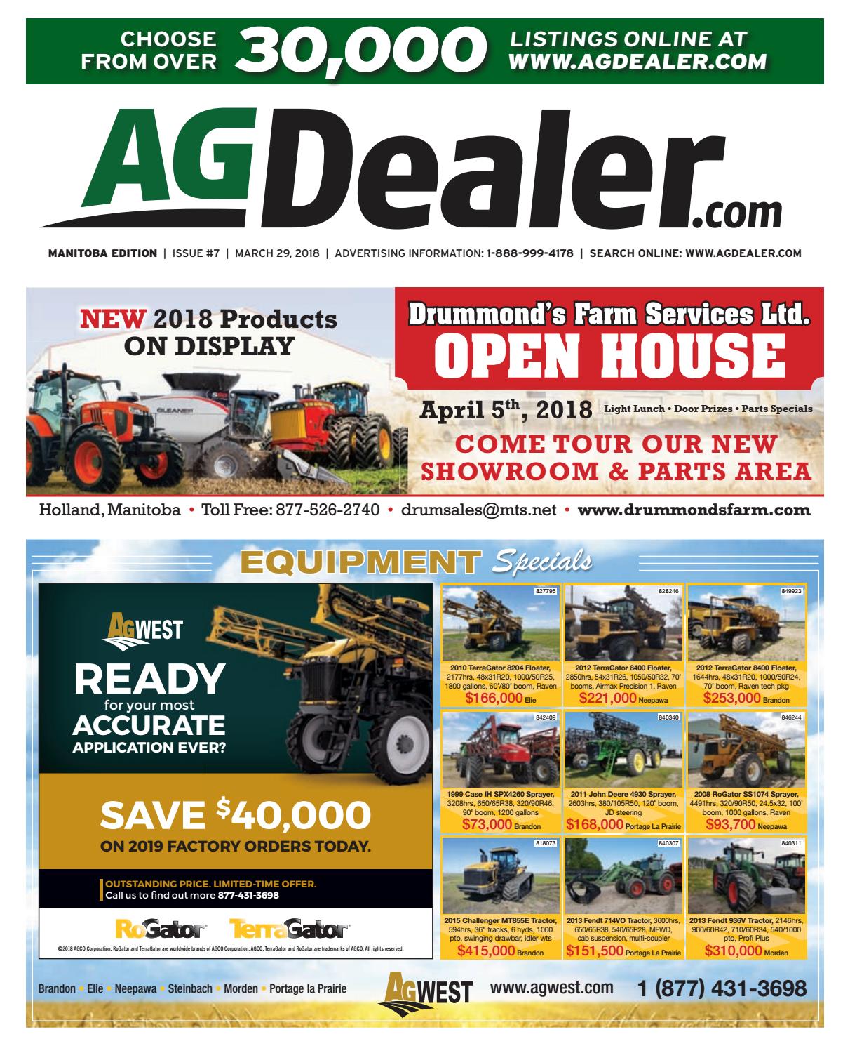 Wheel &amp; Deal Manitoba, March 29, 2018 by Farm Business Communications -  issuu