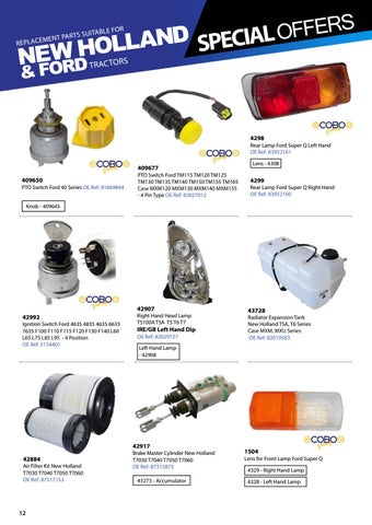 Quality Tractor Parts 灯饰目录 · QTP April product news 第 12 页