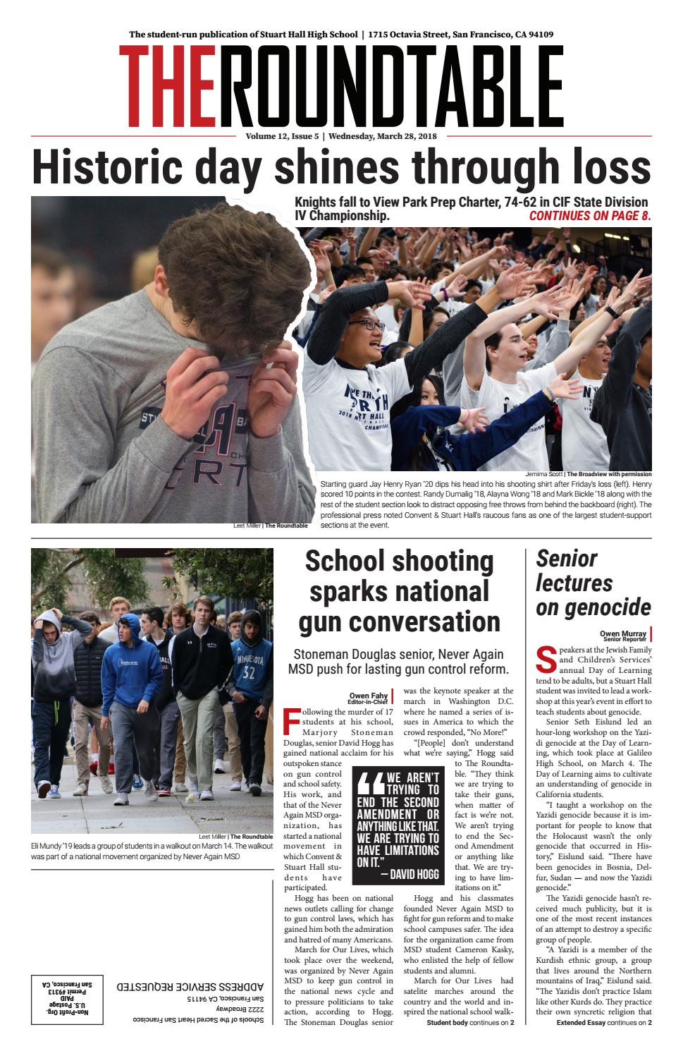 The Roundtable Volume 11, Issue 5 by The Roundtable - Issuu