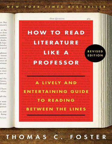 How To Read Literature Like A Professor 2nd By Bk5 Issuu - 