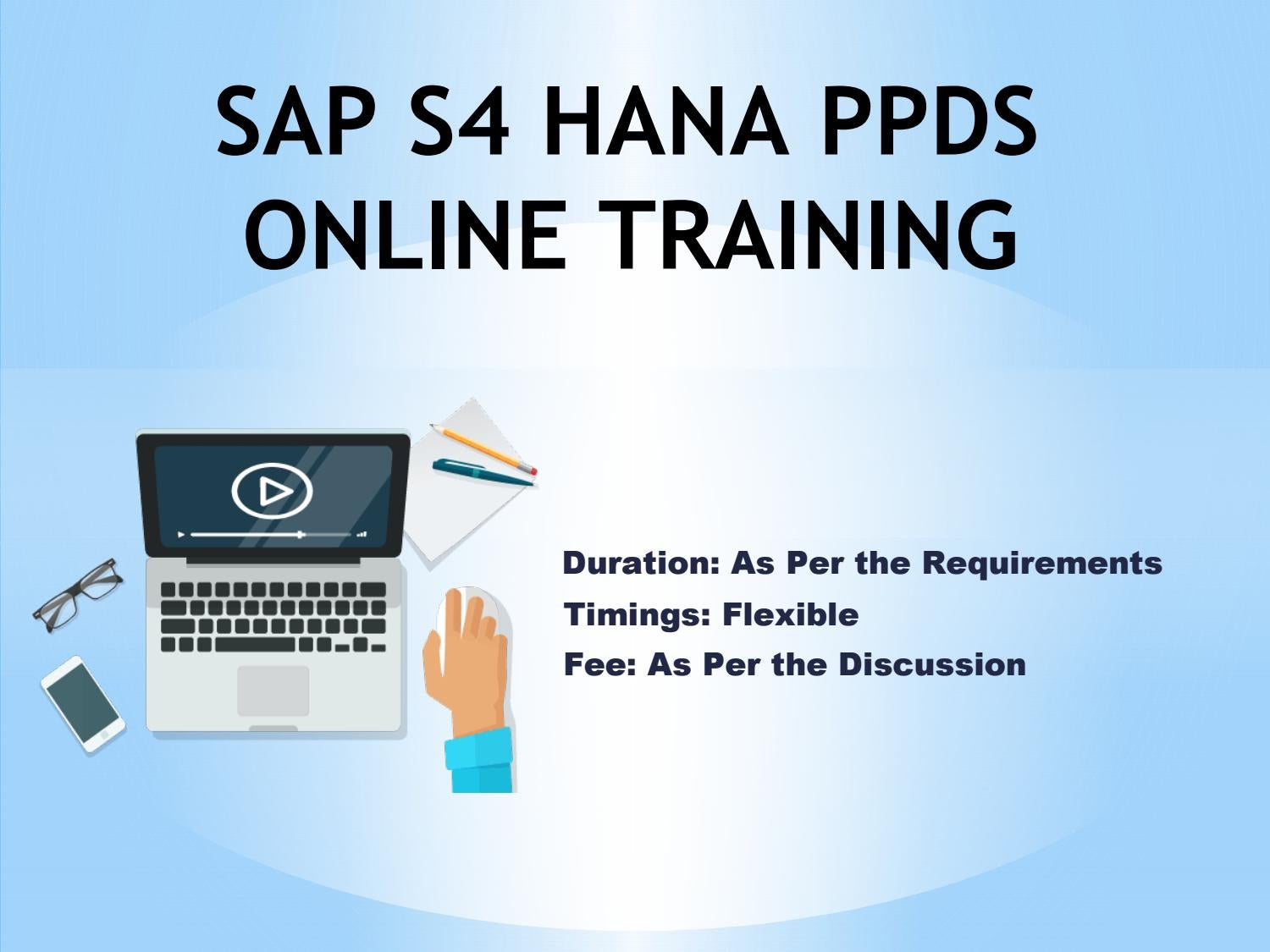 SAP S4 HANA PPDS Online Training By Shruti allentics Issuu
