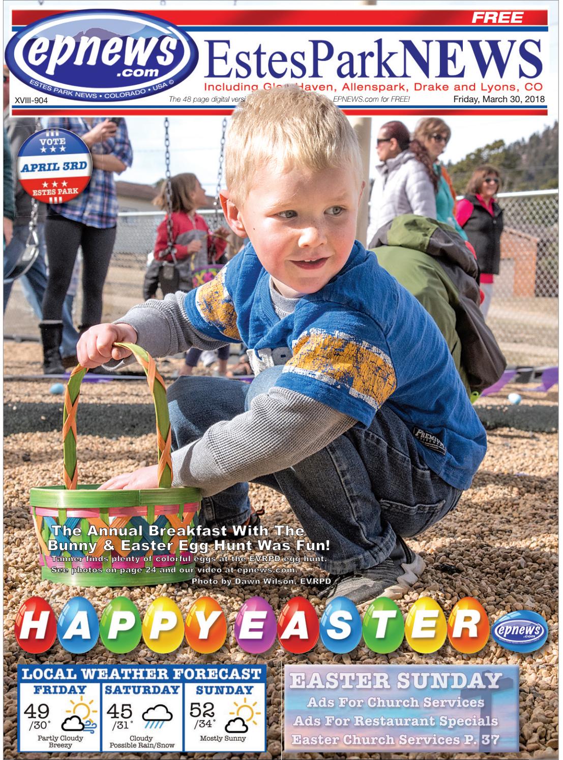 Estes Park News March 30 2018 by Estes Park News Inc Issuu