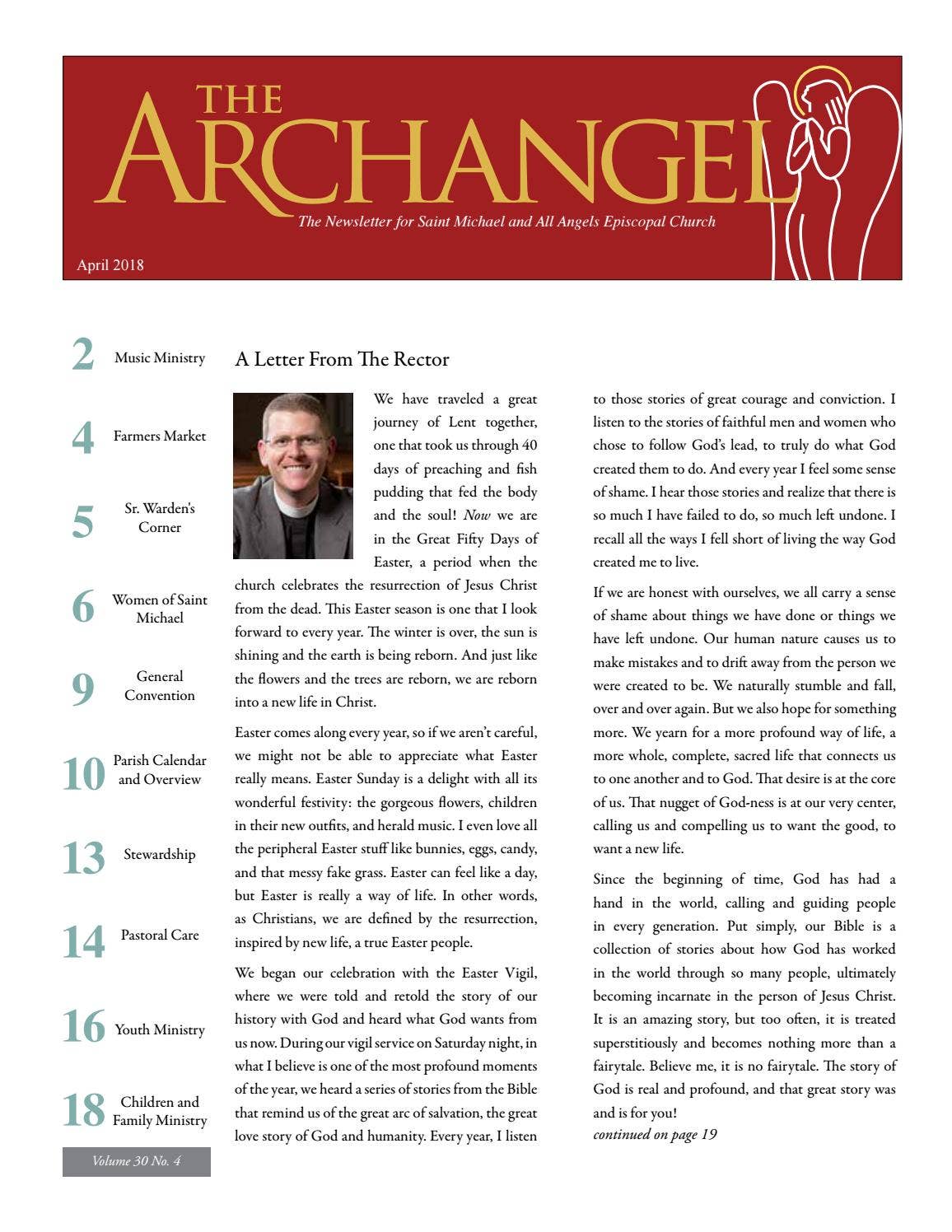 The Archangel April 2018 by Saint Michael and All Angels Episcopal ...