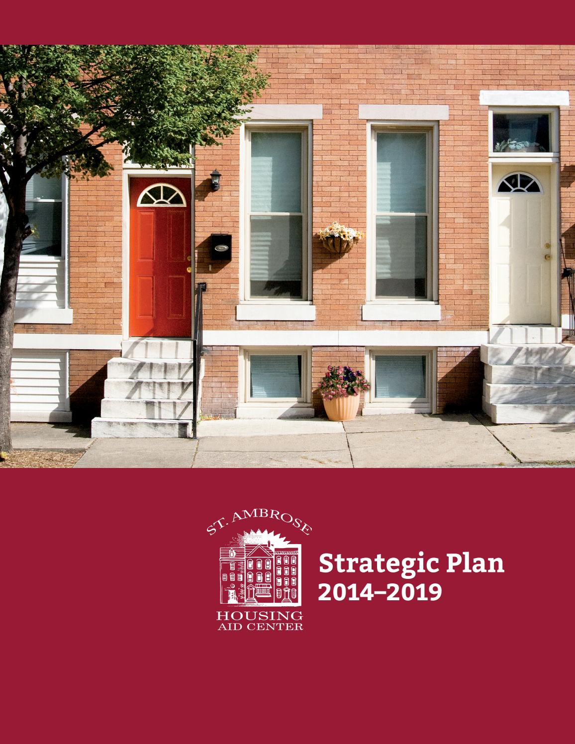 St. Ambrose Housing Aid Center Strategic Plan by Jennifer Dyer Issuu