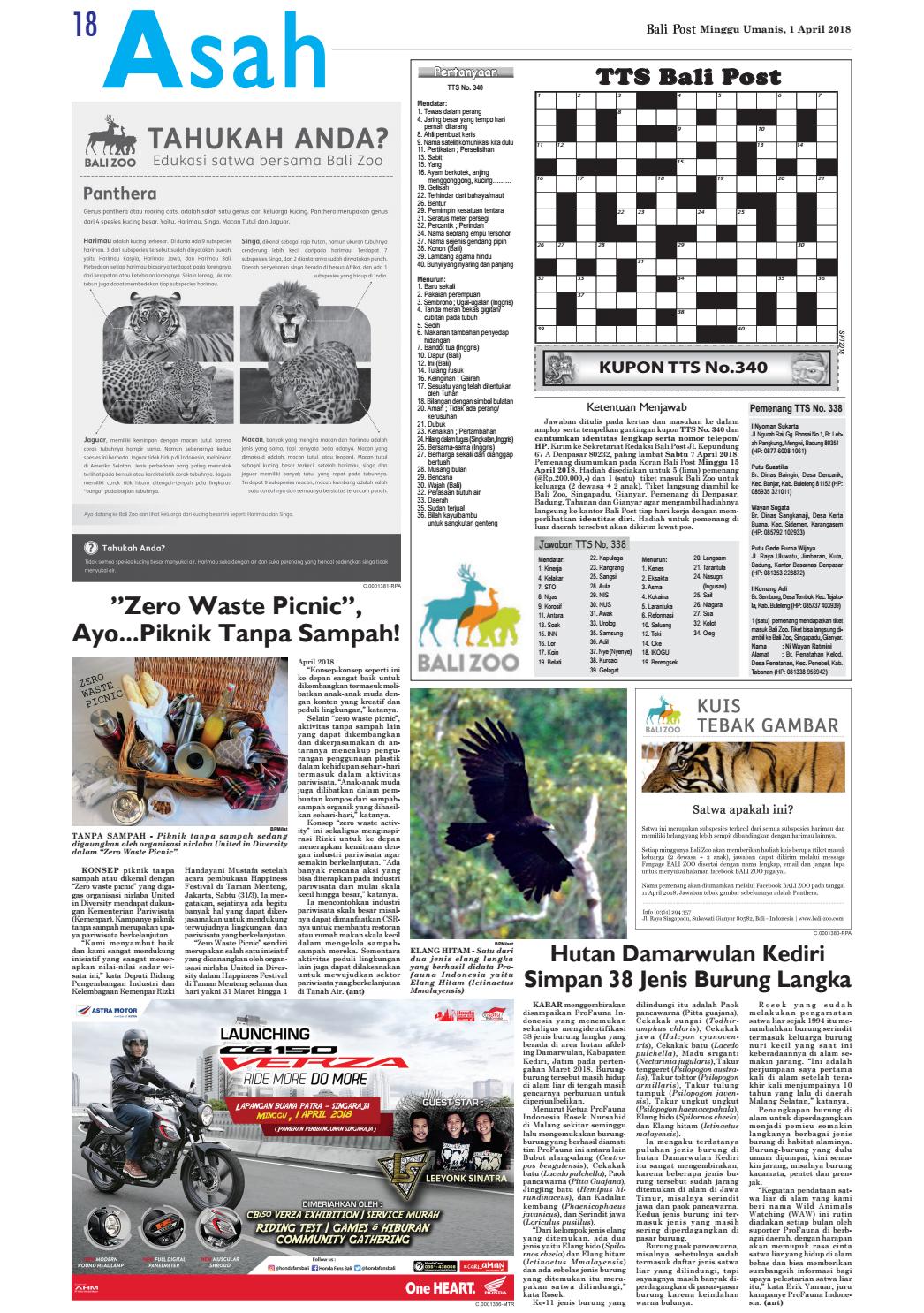 Edisi 01 April 2018 Balipost Com By E Paper Kmb Issuu