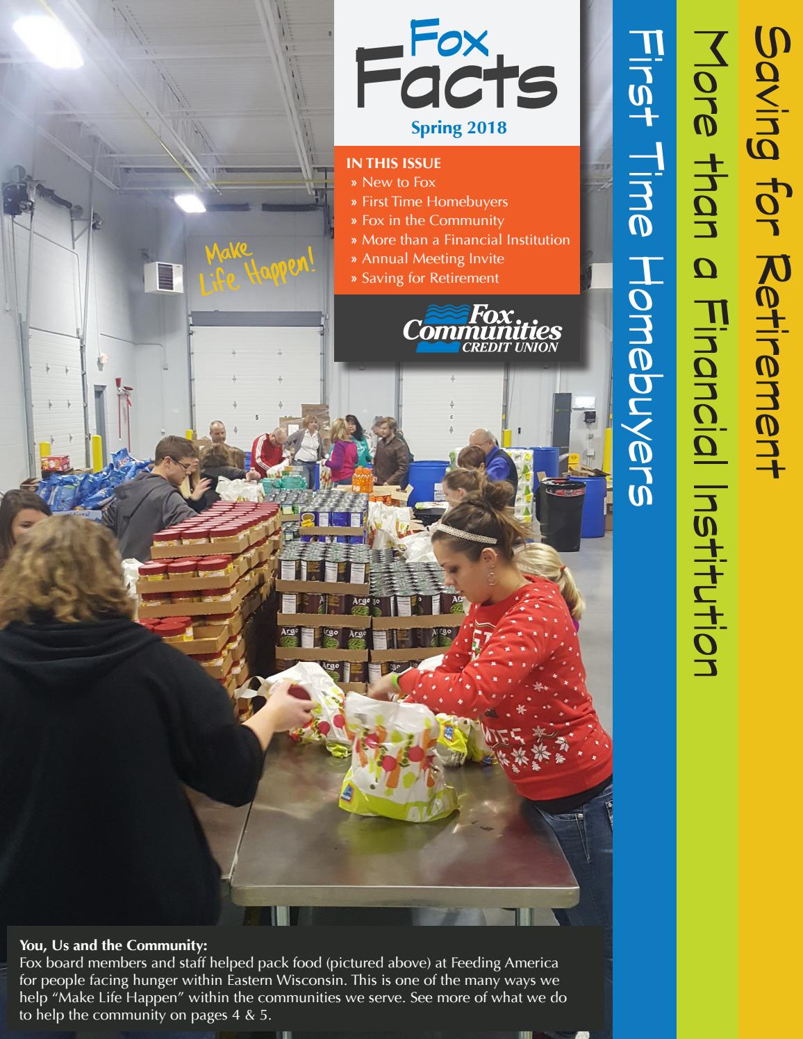 The Fox Facts - Spring 2018 by Fox Communities Credit Union - Issuu