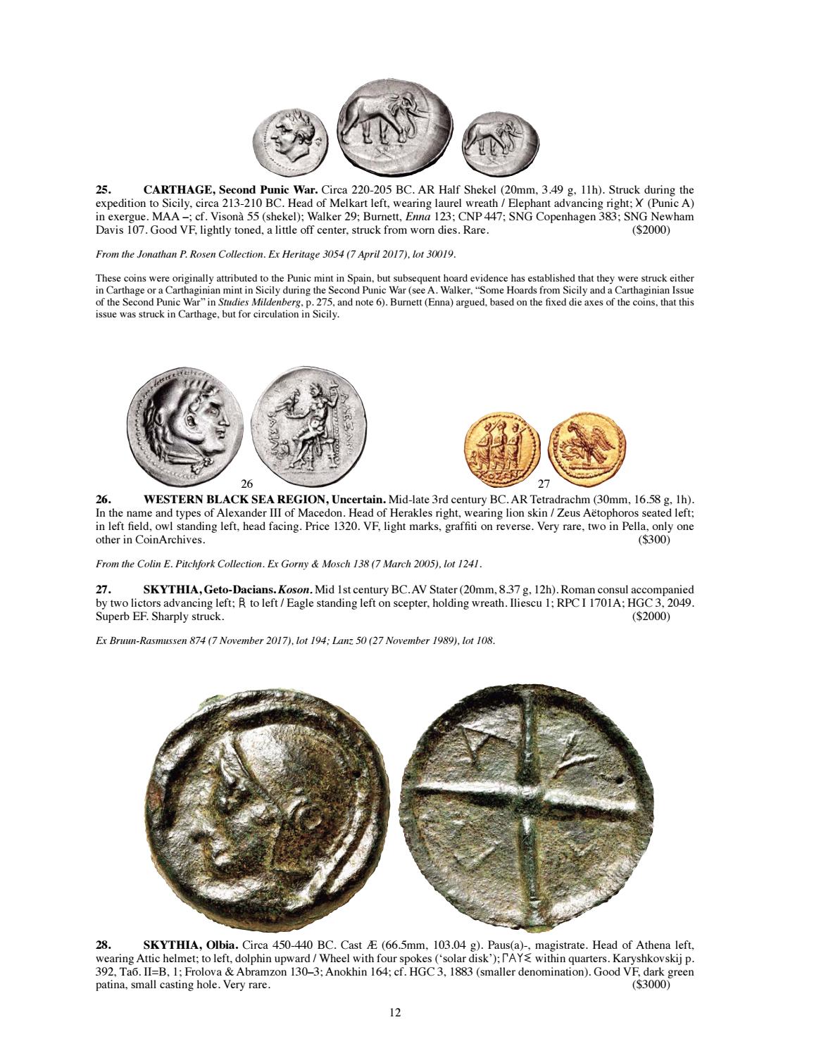 Cng 108 Virtual Catalog By Classical Numismatic Group Llc Issuu