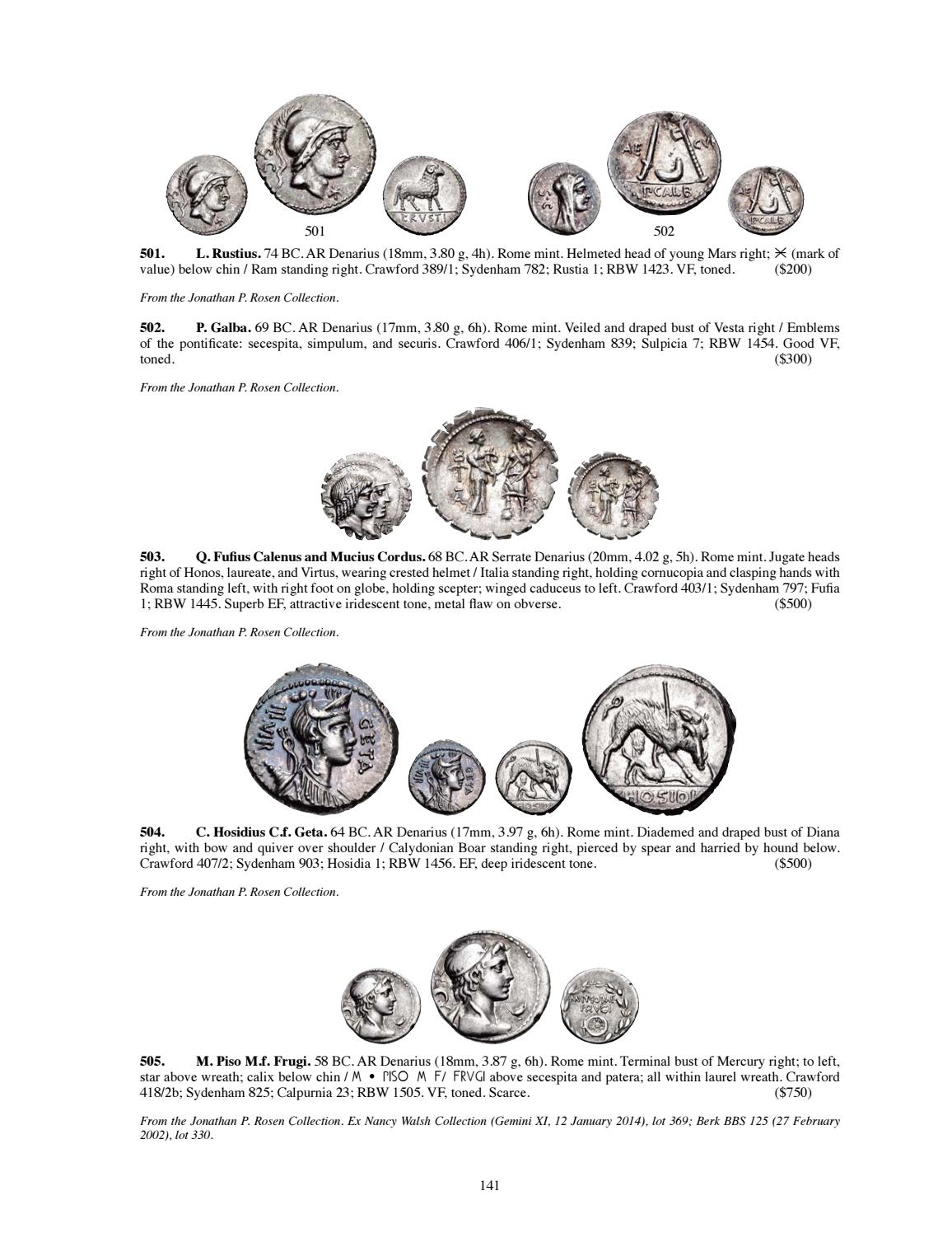 Cng 108 Virtual Catalog By Classical Numismatic Group Llc Issuu