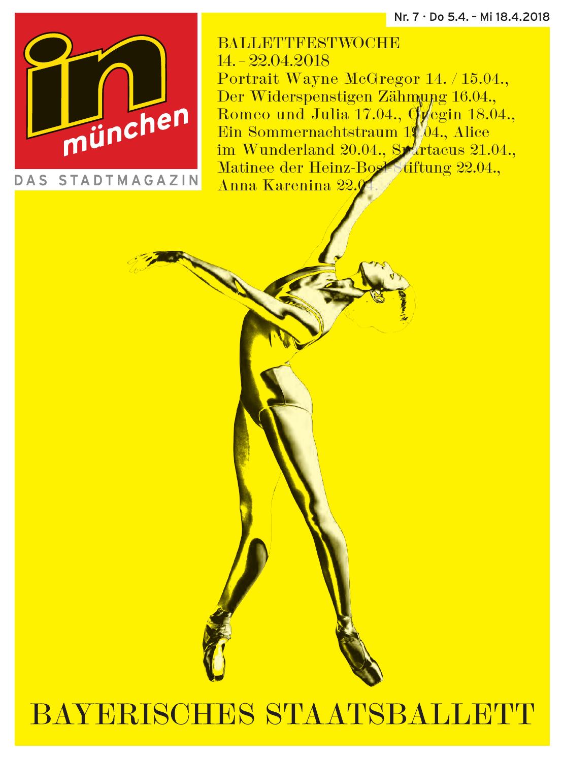 In Munchen Ausgabe 07 2018 By In Munchen Magazin Issuu