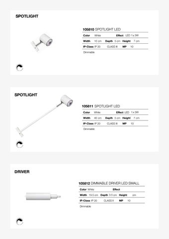 Markslöjd AB 灯饰目录 · 轨道灯 LED eng 第 4 页