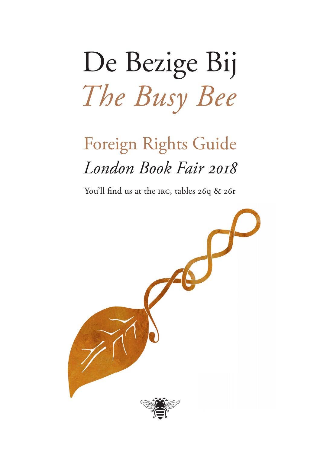 De Bezige Bij Catalogue: London Book Fair 2018 by De Bezige Bij - Issuu