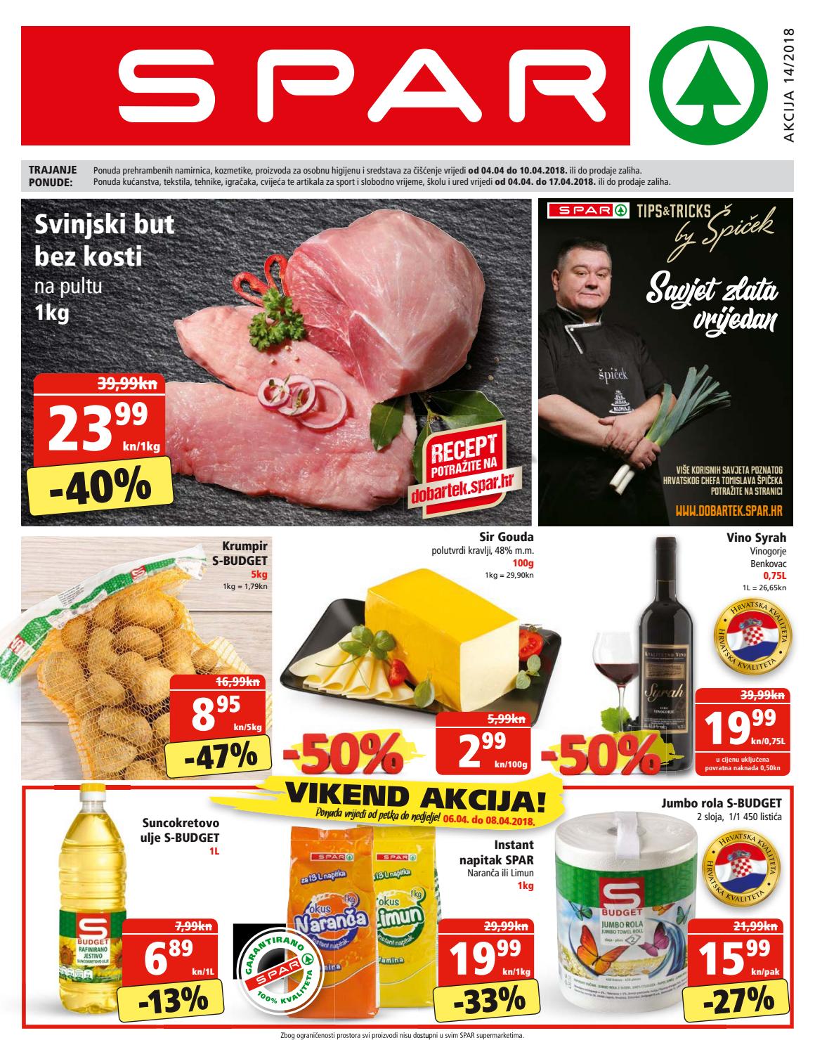 Spar katalog supermarketa od 04.-17.04.2018. by Catalog.hr - Issuu