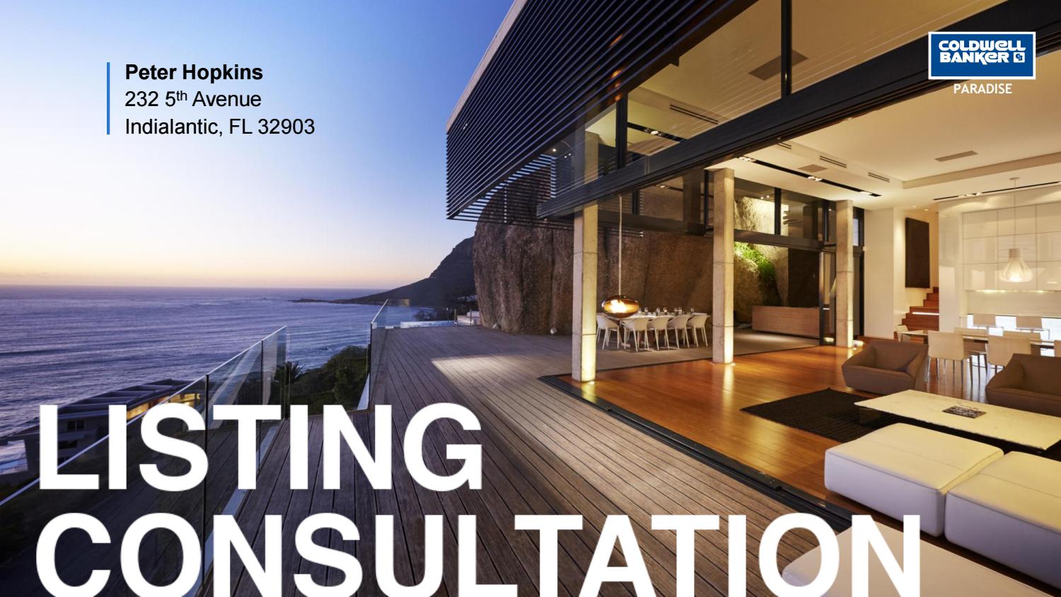 Peter hopkins 2018 Listing Presentation by Coldwell Banker Paradise Issuu