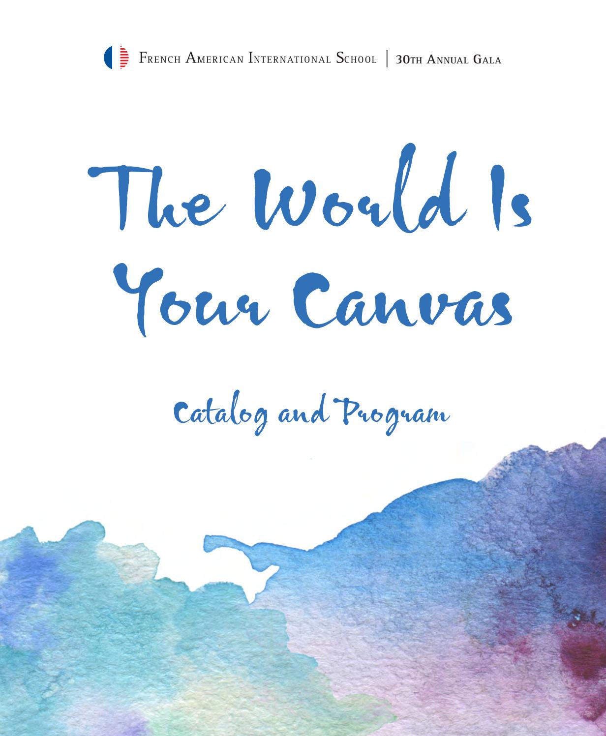 The World Is Your Canvas by French International School of Oregon Issuu