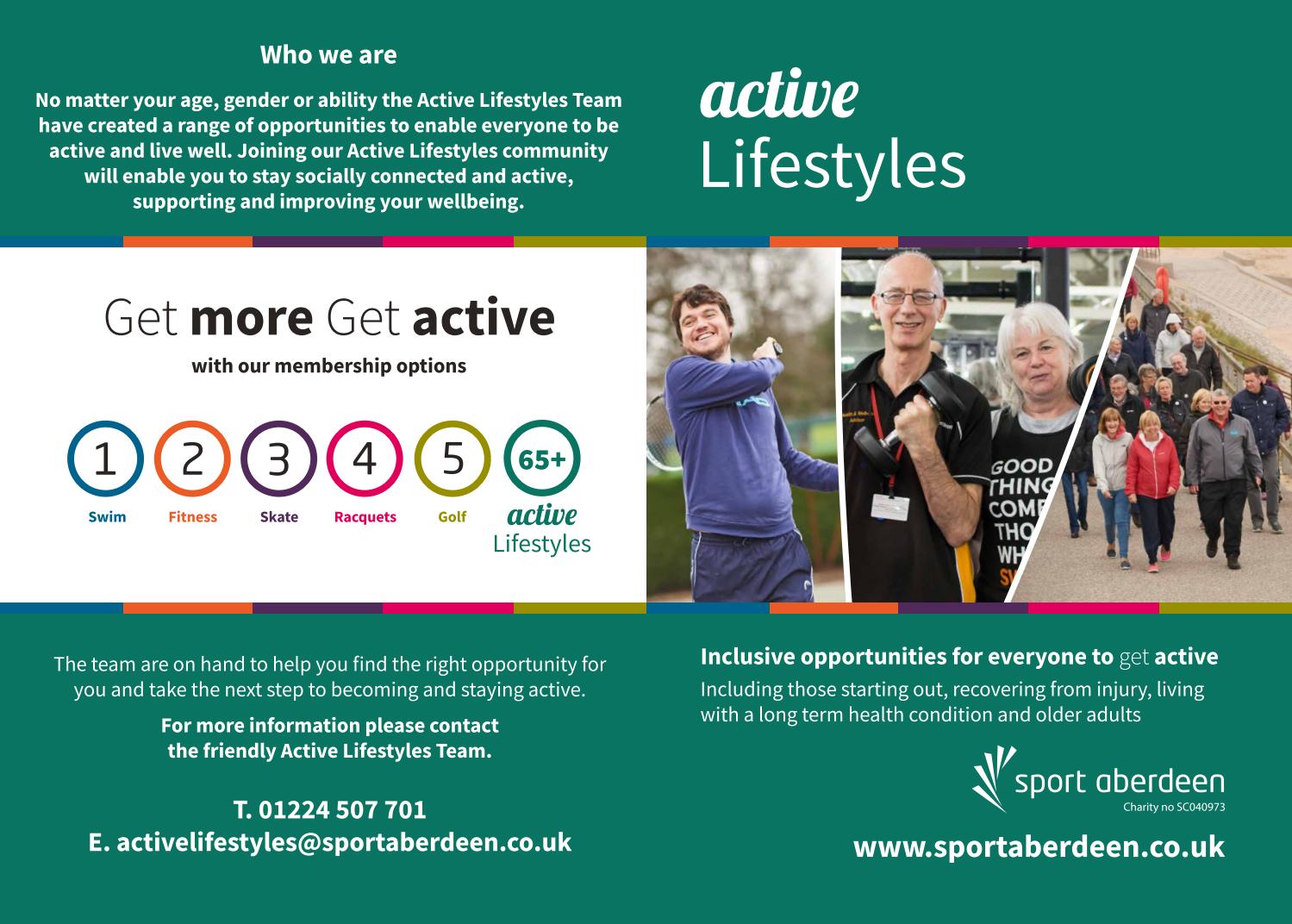 Active lifestyles Programme 2018 by Sport Aberdeen Issuu