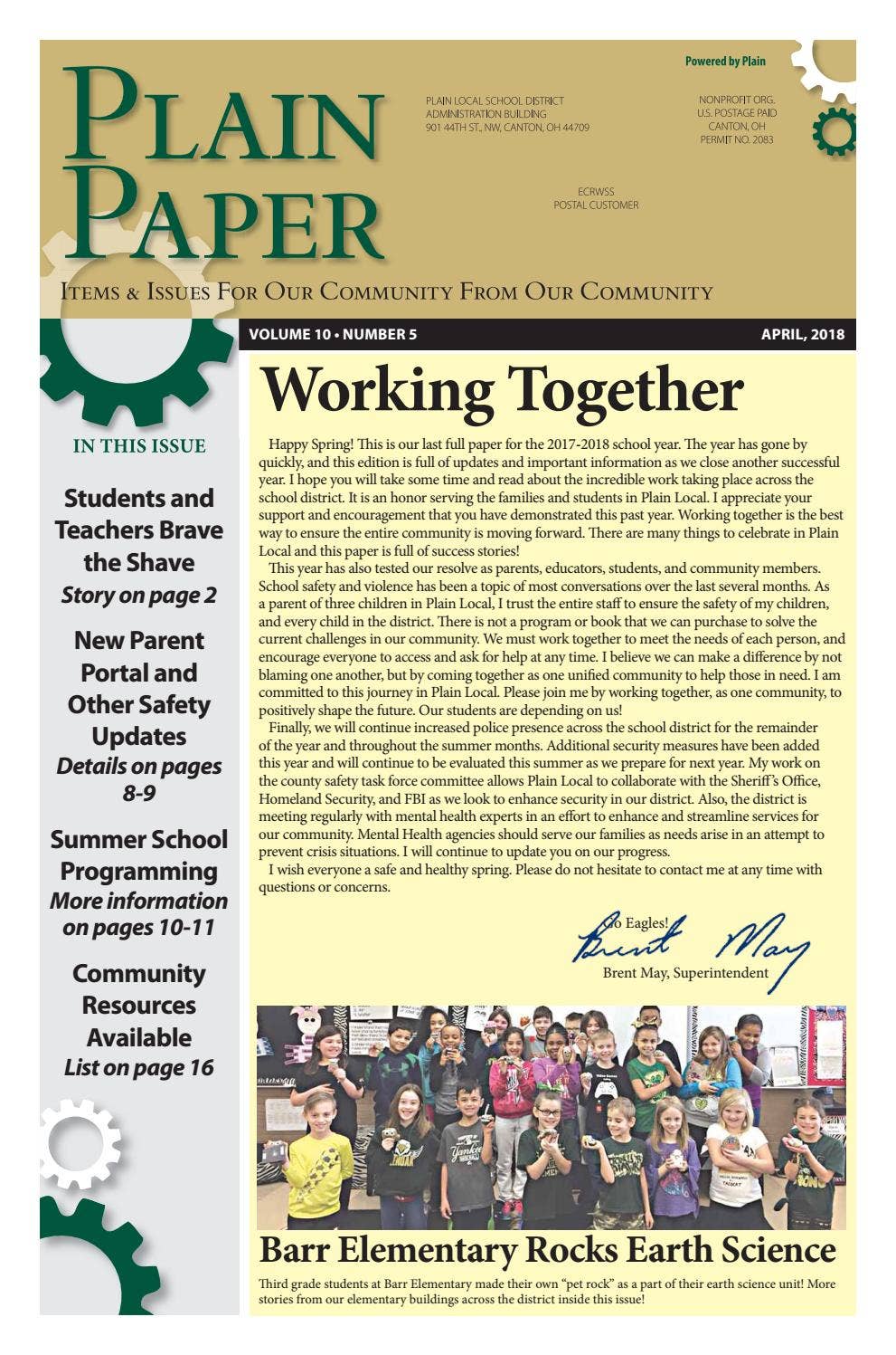April 2018 Plain Paper by Plain Local Schools Issuu