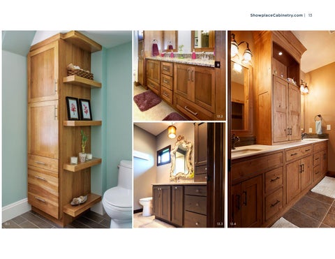 Showplace Cabinetry 家具目录 · for the 卫浴 第 13 页
